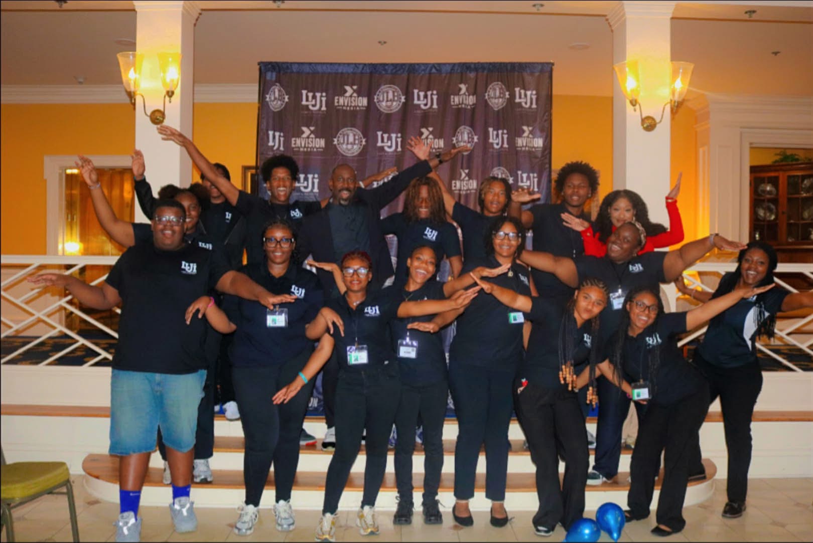 LEAD U students celebrating at the Summer Institute showcase